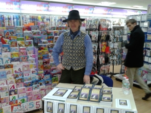 Kevan launches Oxfordshire Folk Tales, WHSmith, Oxford, Jan 26 2013