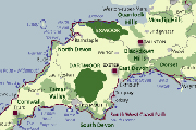 Map of the Devon