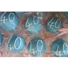 40th birthday cake pops