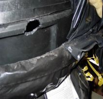 Rat Damage to a loft water tank