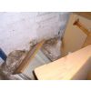 Rat smear marks where the body grease has been rubbed off due to the large infestation.