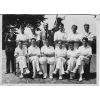 Cricket 1st XI 1948-49
BACK ROW:
ANOther , Daniels , Booker , Mr Griffiths, Don Bates, ANOther, ANOther
FRONT ROW :
Tidy, David Gregory, Rose(capt), ANOther(Betteridge?), Alan Pires, ANOther