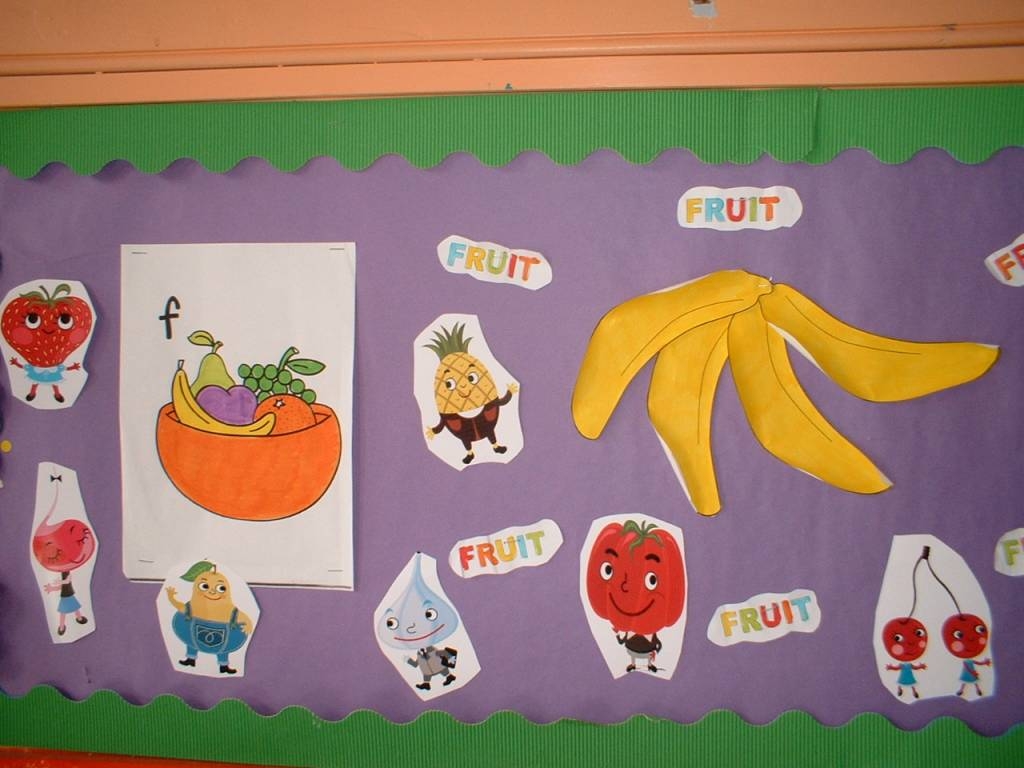 Display promoting healthy eating