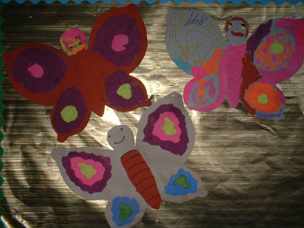 painted butterflies