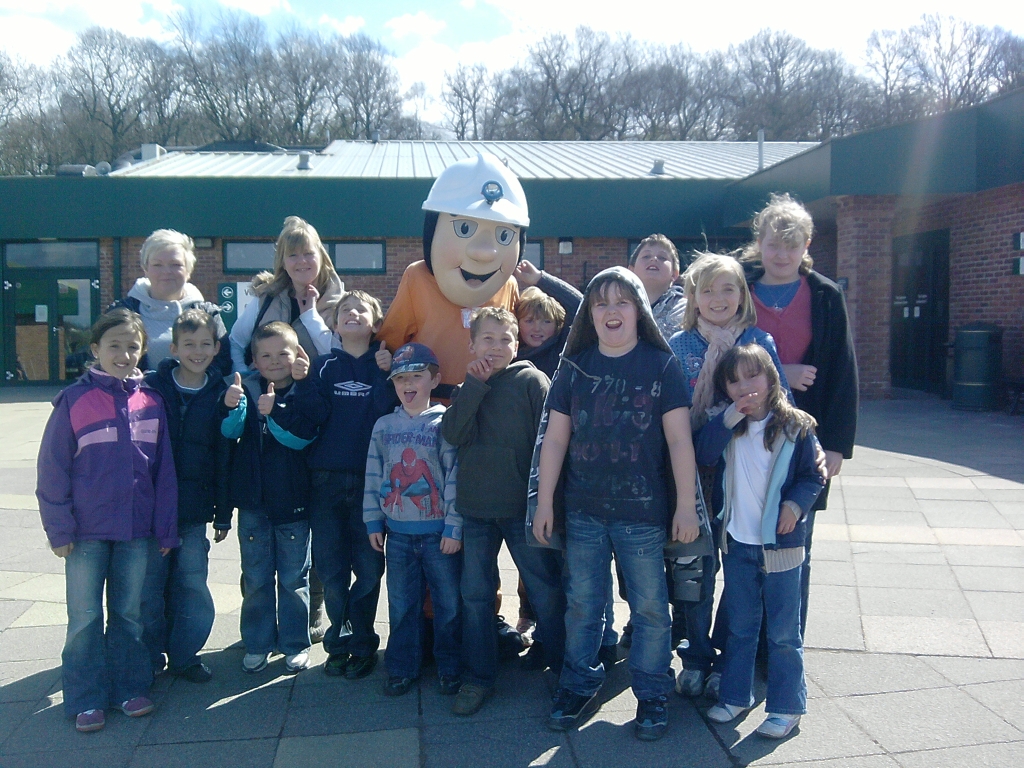 Outside National Coal Mining Museum