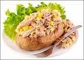 jacket potato with salad