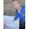 playing in the snow