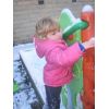 playing in the snow