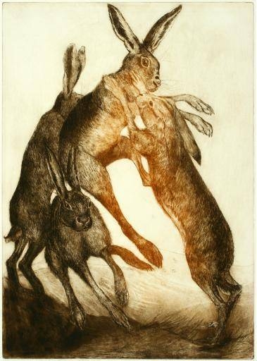 Boxing Hares