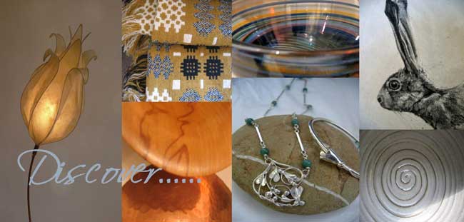 discover... contemporary arts & crafts, glass, ceramics, metal & wood, textiles, painting, prints & jewellery