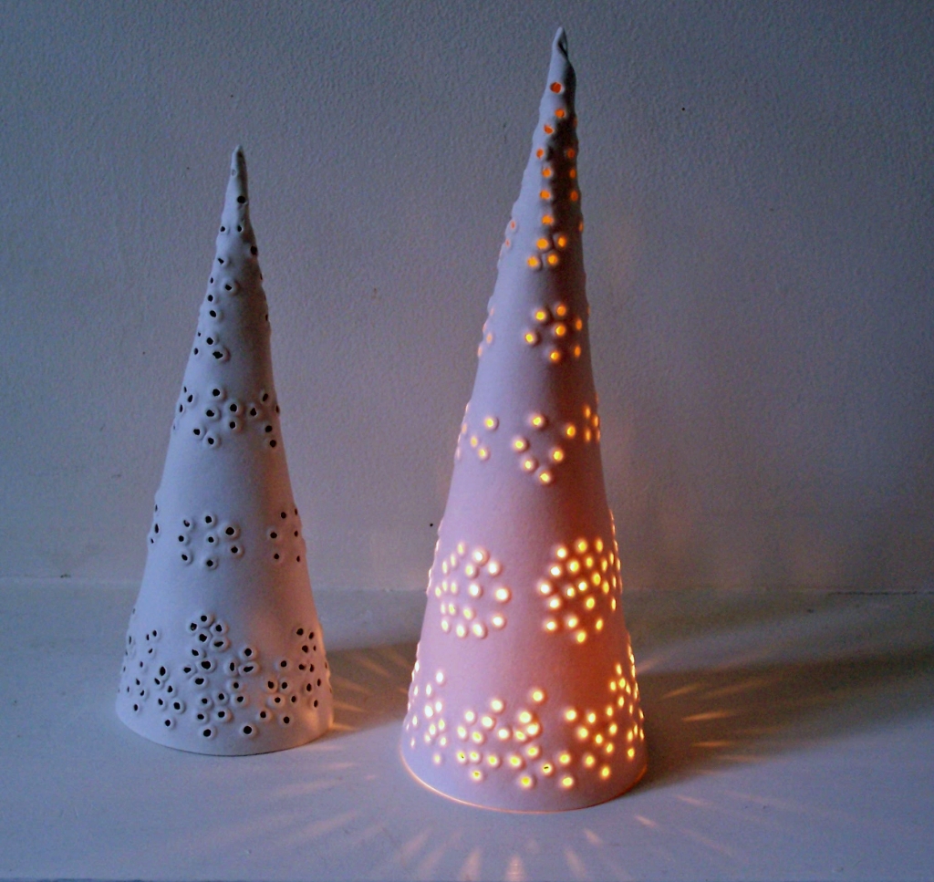Gabi Ward - Bone Chine tea light covers