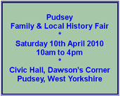 Pudsey Family History Fair