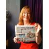 In the 'Prince Regent' with the newspaper!
