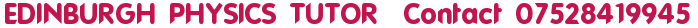 edinburgh-physics-tutor.co.uk Home Page
